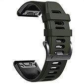 economico Cinturini per orologi Garmin-Cinturino per orologio  per Garmin Fenix 7 7X 6 6X Pro Epix Pro 47mm 51mm Instinct 2X Approach S70 47mm S62 S60 Forerunner 955 945 Epix Marq Descent Quatix 22mm 26mm Silicone Sostituzione Cinghia