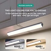 ieftine lumina dulapului-2 buc 10 led pir senzor de mișcare lampă de noapte încărcare usb corpul uman cu detecție automată lumină de noapte dulap dulap lumina de perete scară iluminat dormitor lumină inteligentă cu detectare