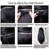 abordables Extensions à Clips-clip dans les extensions de cheveux de cheveux humains crépus raides soyeux vierge cheveux clip en pleine tête 18 pouces non transformés brésiliens remy cheveux humains pour les femmes noires 8 pièces