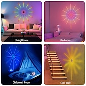 economico Controllo WiFi e musica-fuochi d&#039;artificio starburst luci di striscia a led sincronizzazione musicale sogno cambia colore 5050 smd app controllo intelligente festa di natale decorazione di festa