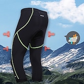 billiga Shorts, tights och byxor för män-Herr Cykelvägshorts 3/4 cykeltights Rand Cykel 3/4 Strumpbyxor med 3 bakfickor Bergscykling Vägcykling 3D Tablett Cykel Snabb tork Fuktabsorberande sporter Grön Kläder