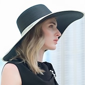 levne Party klobouky-Polyesterové klobouky s pleteným popruhem 1KS svatební  Melbourne Cup čelenka oblékněte se ohromit klobouky dostihový den šaty