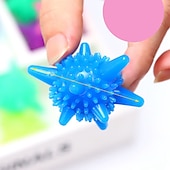 economico spazzolone-5 pezzi riutilizzabili anti-avvolgimento cattura peli di pelucchi sfere di lavaggio solide per lavatrici per lavatrice