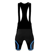 billiga Shorts, tights och byxor för män-Herr Cykelvägshorts Bib-shorts Cykel Haklappshorts Underdelar Bergscykling Vägcykling sporter 3D Tablett Cykel Andningsfunktion Snabb tork Blå Grön Polyester Elastan Kläder Cykelkläder