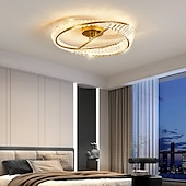 cheap Ceiling Lights &amp; Fans-60 cm Nordic Style Ceiling Light LED Crystal Copper Modern Living Room 220-240V