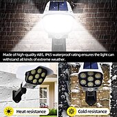 cheap Street Lights-Solar Flood Lights Outdoor Motion Sensor Spot Light Solar IP65 Waterproof Simulation Motion Sensor Wall Lamp Solar Fake Surveillance Cameras LightsSecurity LED Flood Light for Courtyard Street Garden