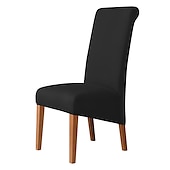 cheap Dining Chair Cover-Dining Chair Covers, Burgundy Stretch Chair Cover, Spandex High Back Chair Protector Covers Seat Slipcover with Elastic Band for Dining Room,Wedding
