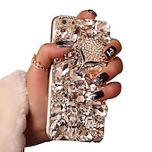 baratos Capa Samsung-telefone Capinha Para Samsung Galaxy S24 S23 S22 S21 S20 Plus Ultra A54 A34 A14 A73 A53 A33 nota 20 10 S25 Ultra Capa traseira Bling Com Strass Anti-poeira Animal diamante de cristal TPU