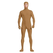 levne Matné kostýmy-Zentai obleky Kožené obleky Oblek na celé tělo Karnevalový kostým Oblek na celé tělo Den králů Pánské Dámské Pohlaví Jednobarevné Spandex Lycra Kostým pro předvečer Všech svatých Dospělé