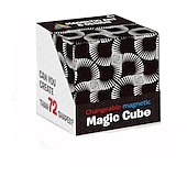 baratos Brinquedos Originais-Cubo ímã fidget mutável cubo mágico anti estresse 3d flip cúbico quebra-cabeça brinquedos quebra-cabeça bola descompressão brinquedos 2 peças