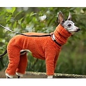 billiga Overall-Hund Jumpsuits Mode Stylish Vanlig Klassisk Stil Retro / vintage Höst Vinter Varm Mode Utomhussport Hundkläder for Vinthund