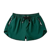 abordables maillots de bain et shorts de surf-Homme Short de bain Short de Bain Natation Séchage rapide Poids Léger Short de bain Maillot de bain Avec poches Doublure de compression Cordon Natation Surf Plage Sports nautiques Couleur Pleine Eté