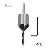 cheap Drill Bit Set-Countersink Drill Bit Set Reamer Woodworking Chamfer Drill Counterbore Pliot Hole Cutter Screw Hole Drill 3/4/5/6/7/8/10mm HSS