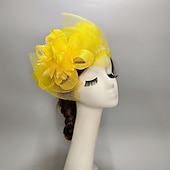 halpa Juhlahatut-fascinators kentucky derby hattu höyhenet net naisten päivä melbourne cup cocktail royal astcot päähineet höyhenhattu päähine päähineet