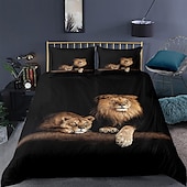 cheap Duvet Cover Sets-3D Bedding  Cat print Print Duvet Cover Bedding Sets Comforter Cover with 1 print Print Duvet Cover or Coverlet，2 Pillowcases for Double/Queen/King