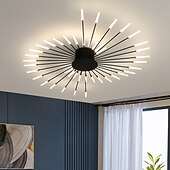 olcso Mennyezeti lámpák-128 cm-es klaszteres mennyezeti lámpák led 42 fényes nordic stílusú fém festett felületek modern 220-240V