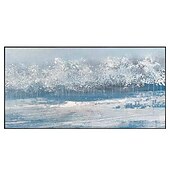 お買い得  油絵-ハング塗装油絵 手描きの 縦式 抽象画 風景 ヴィンテージ 近代の インナーフレームなし(枠なし)