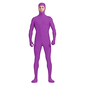 levne Matné kostýmy-Zentai obleky Kožené obleky Oblek na celé tělo Karnevalový kostým Oblek na celé tělo Den králů Pánské Dámské Pohlaví Jednobarevné Spandex Lycra Kostým pro předvečer Všech svatých Dospělé