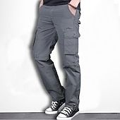 cheap Men&#039;s Active Pants-Men&#039;s Convertible Zip Off Pants Hiking Pants Trousers Tactical Cargo Pants Summer Outdoor Waterproof Breathable Quick Dry Lightweight Bottoms Grey khaki Fishing Climbing Running M L XL XXL 3XL