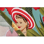 Χαμηλού Κόστους Φορέματα-ρετρό vintage φόρεμα διακοπών της δεκαετίας του 1950 flare φόρεμα γυναικεία φορεσιά vintage cosplay casual καθημερινό κοντομάνικο φόρεμα μεταμφίεση