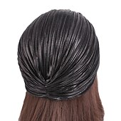 billige Tilbehør og mer-Retro / vintage De livlige 20-årene 1920-tallet Ruffle Turban Hat Hodeinnpakninger Charleston Bryllupsgjest Kostyme Dame Maskerade Fritid / hverdag Bryllupsmottagelse Utdrikningslag Voksne Hatt