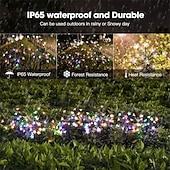 economico Illuminazione vialetto-2 pezzi di luce solare per esterni a forma di fiore di ciliegio, colore bianco caldo, luce multicolore