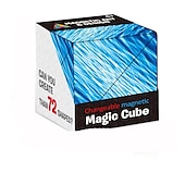 baratos Brinquedos Originais-Cubo ímã fidget mutável cubo mágico anti estresse 3d flip cúbico quebra-cabeça brinquedos quebra-cabeça bola descompressão brinquedos 2 peças