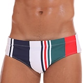 halpa Miesten uimapuvut-Miesten Uimashortsit Uimahousut Brief-uimahousut Spandex Alaosat Hengittävä Nopea kuivuminen Mikrojoustava 2 in 1 Kurenauha - Uinti Lainelautailu Hiekkaranta Vesiurheilu Yhtenäinen Kevät Kesä