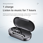 baratos Auscultadores TWS True Wireless-Fone de Ouvido YYK525 Bluetooth Sem Fio Compatível Fone de Ouvido de Negócios Handsfree Mini Embutido com Microfone para Condução de Carro