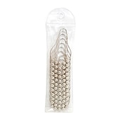 cheap Shower Curtains-12 pcs Stainless Steel Curtain Hooks Bath Curtain Rollerball Shower Curtain Rings Hooks 5 Rollers Polished Satin Nickel Ball