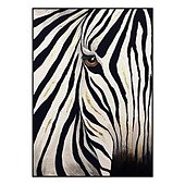 billiga Djurmålningar-oljemålning 100 % handgjord handmålad väggkonst på duk abstrakt landskap zebra djur modern heminredning dekor rullad duk utan ram osträckt