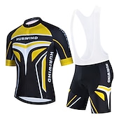 cheap Men&#039;s Clothing Sets-Men&#039;s Cycling Jersey with Bib Shorts Cycling Jersey with Shorts Short Sleeve Mountain Bike MTB Road Bike Cycling Black Red Blue Graphic Bike Clothing Suit 3D Pad Breathable Quick Dry Reflective