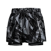abordables maillot de bain boxer homme-Homme Short de bain Short de Bain Natation Séchage rapide Poids Léger Short de bain Maillot de bain Avec poches Doublure de compression Cordon Natation Surf Plage Sports nautiques Couleur Pleine Eté