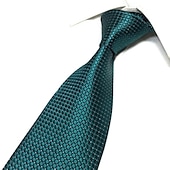 economico Cravatte e papillon da uomo-Per uomo Cravatte Da ufficio Matrimonio Signore Tinta unita Formale Attività commerciale