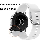 baratos Relógios Garmin-3 pacotes Pulseiras de Relógio para Garmin Forerunner 255S Music Local 2S Vivoactive 4S Vivomove 3S Silicone macio Substituição Alça Liberação rápida 18mm Pulseira Esportiva Pulseira