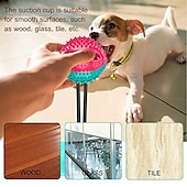 abordables Jouets pour chiens-qpqeqtq mise à niveau ventouse jouet pour chien jouets à mâcher pour chien jouets interactifs pour chien jouets de nettoyage des dents de chien jouet morsure molaire pour chien jouet remorqueur