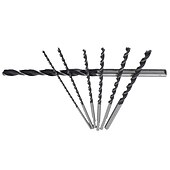 お買い得  ドリルビットセット-7本3フルートウッドドリルビットセット4mm-12mm12インチブラッドポイントツイストドリルビットセット300mm長の大工用ウッドドリルツール