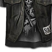 billiga Pojkens 3D Vision &amp; Geometri-Pojkar 3D Grafisk T-shirt Kortärmad 3D-tryck Sommar Vår Aktiv Sport Mode Polyester Barn 3-12 år Utomhus Dagligen Normal