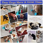 abordables Jouets pour chiens-qpqeqtq mise à niveau ventouse jouet pour chien jouets à mâcher pour chien jouets interactifs pour chien jouets de nettoyage des dents de chien jouet morsure molaire pour chien jouet remorqueur