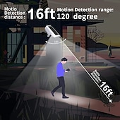 cheap Street Lights-Solar Flood Lights Outdoor Motion Sensor Spot Light Solar IP65 Waterproof Simulation Motion Sensor Wall Lamp Solar Fake Surveillance Cameras LightsSecurity LED Flood Light for Courtyard Street Garden