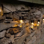 economico Striscie luci ad energia solare-elegante festa di ricevimento di nozze luci a globo per esterni luci solari a led per matrimonio 6m-30 lampadine 5m-20 lampadine luci da giardino per matrimonio impermeabili per layout di festa di