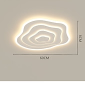 baratos Design de Anel e Redondo-50/60 cm moderna luz de teto led hall lâmpada criativa quarto lâmpada de estudo lâmpada de teto de arte quente