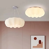preiswerte Einbauleuchten-30 cm wolken deckenleuchte led pendelleuchte kronleuchter wohnzimmer kinderzimmer deckenleuchte einfach nordisch kreativ netzwerk rot kürbis lampe restaurant schlafzimmer
