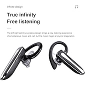 baratos Auscultadores TWS True Wireless-Fone de Ouvido YYK525 Bluetooth Sem Fio Compatível Fone de Ouvido de Negócios Handsfree Mini Embutido com Microfone para Condução de Carro