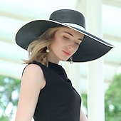 levne Party klobouky-Polyesterové klobouky s pleteným popruhem 1KS svatební  Melbourne Cup čelenka oblékněte se ohromit klobouky dostihový den šaty
