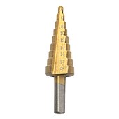 رخيصةأون مجموعة مثقاب-خطوة مثقاب 4mm-20mm مستقيم الناي أدوات السلطة مثلث عرقوب سعر الجملة حفر المعادن التيتانيوم