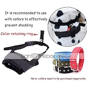 お買い得  犬用首輪＆ハーネス＆リード-犬用マズル - 小型中型大型犬用の調整可能な柔らかい犬用マズル、噛む吠え、噛むためのエアメッシュトレーニング犬用マズル - 通気性のあるメッシュ&amp;amp;アンプ;柔らかいフランネルが犬の口カバーを保護
