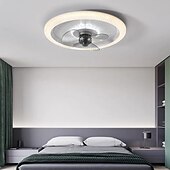 preiswerte Deckenventilator-Leuchten-50 cm LED-Deckenventilator Licht Deckenventilator Metall lackiert moderne 220-240V
