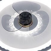preiswerte Deckenventilator-Leuchten-50 cm LED-Deckenventilator Licht Deckenventilator Metall lackiert moderne 220-240V