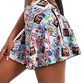 cheap Sports Dress &amp; Skirts-Women&#039;s Tennis Skirts Yoga Skirt 2 in 1 Lightweight Yoga Fitness Pilates Skort Pink Blue Purple Sports Activewear Stretchy Slim